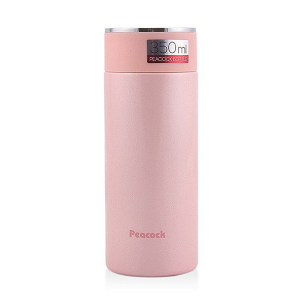精致细腻！Peacock孔雀炫彩不锈钢保温杯AMM-35