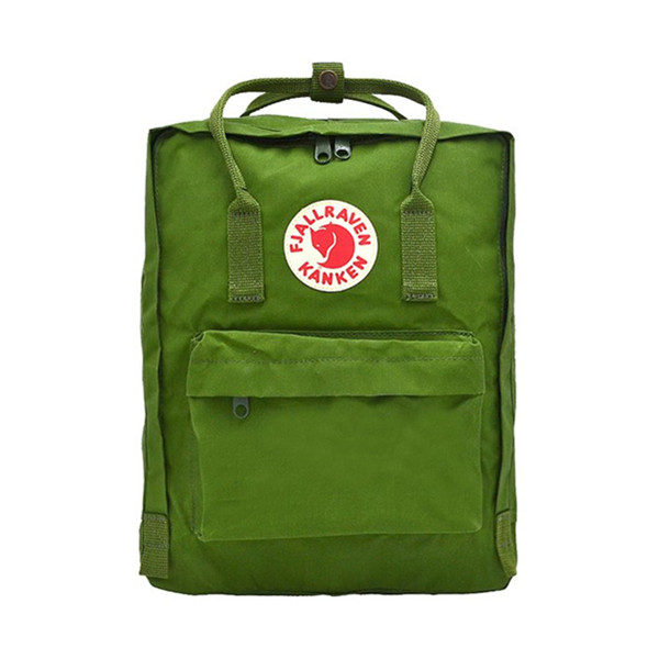 經(jīng)典實(shí)用！Fjallraven瑞典北極狐Kanken經(jīng)典款葉綠色雙肩背包