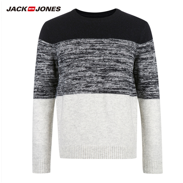 双十一预售！JackJones 时尚圆领针织衫毛衣毛衫