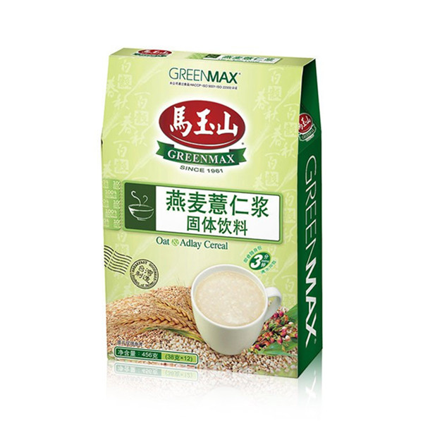 丝滑醇厚！马玉山燕麦薏仁浆38克/包*12包装