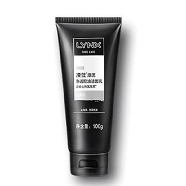 减少油光！LYNX 凌仕洗 男士洗面奶 100g