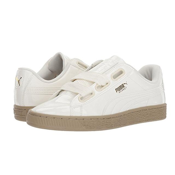 新配色！PUMA Basket Heart Patent 板鞋