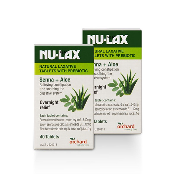排毒养颜！NU-LAX芦荟乐康片40片*2瓶
