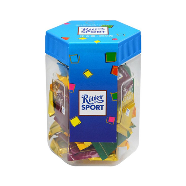 丰富多彩！Ritter Sport瑞特斯波德运动罐装礼盒巧克力250克