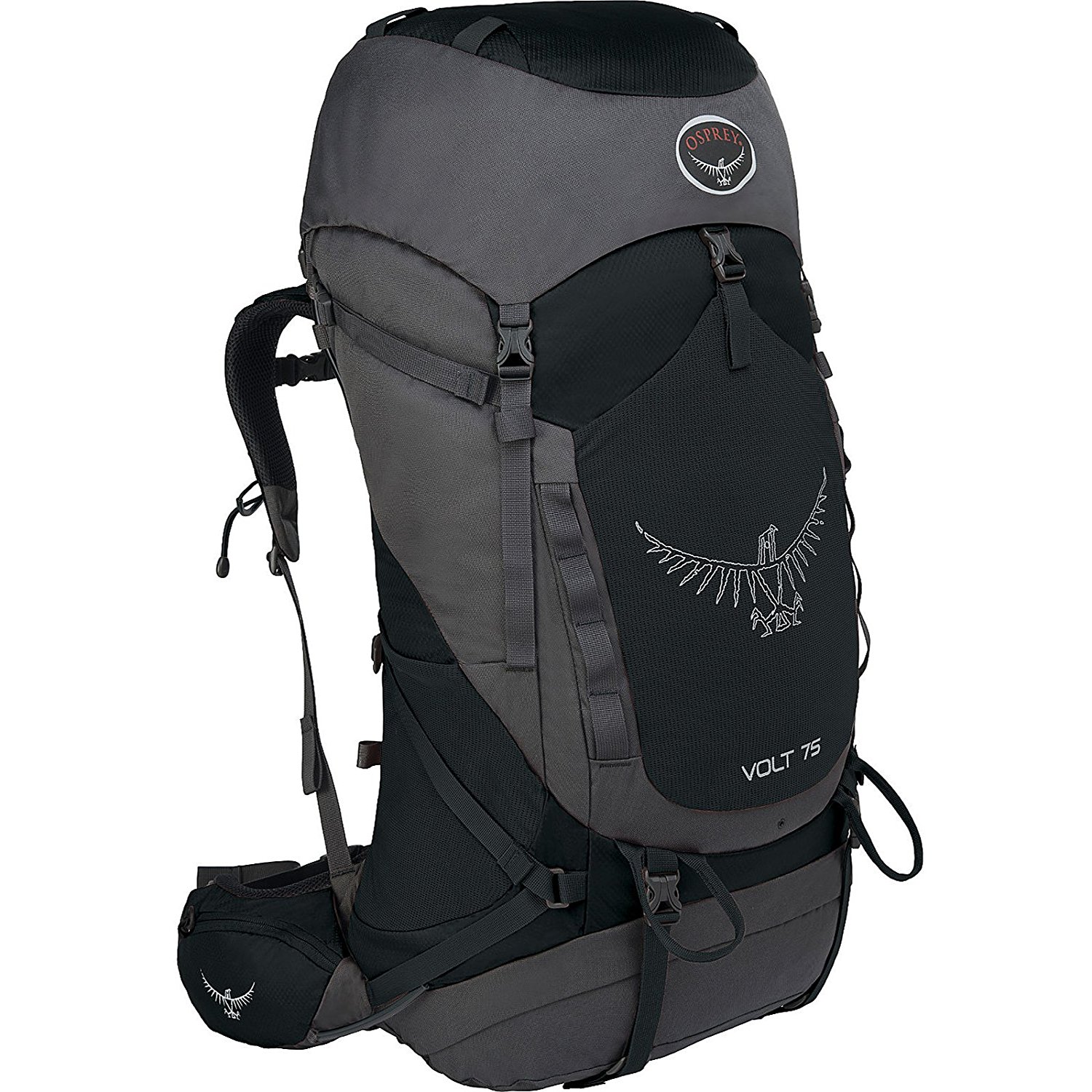 户外旅行！Osprey S16 男 沃特 Volt 75 户外双肩包登山包