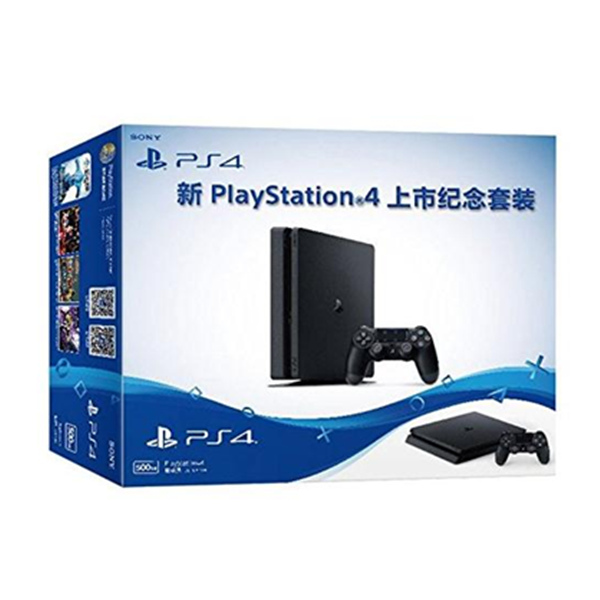 上市纪念套装！Sony PlayStation 4 Slim 主机（500g)