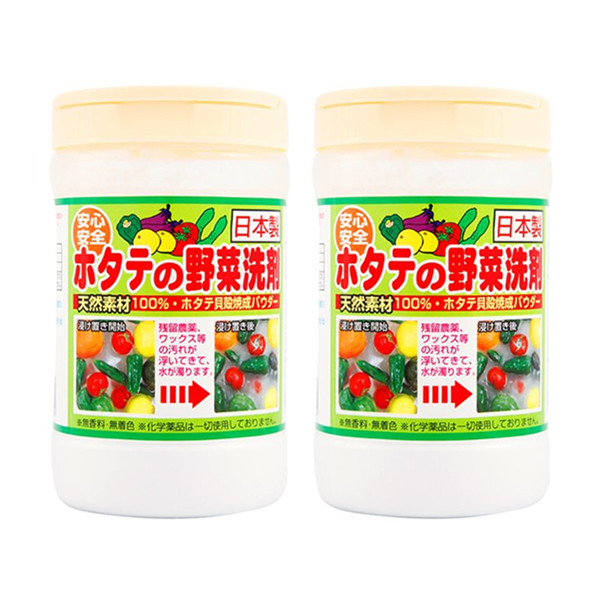 告别污染！日本汉方水果蔬菜清洗贝壳粉100克/罐