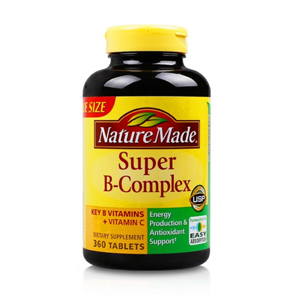 健康助力！Nature Made浓缩维生素B族维C片360片