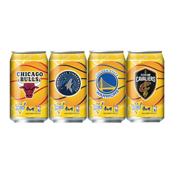 跨界合作！康师傅 NBA球队纪念版冰红茶 310ml *24罐
