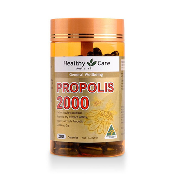 蜂胶精华！Healthy Care蜂胶软胶囊200粒/瓶