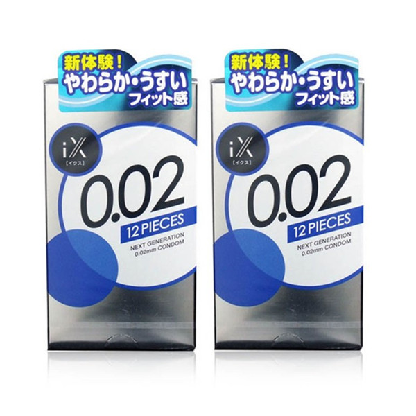 0距离激情！JEX 002非乳胶超薄避孕套12只/盒2盒装