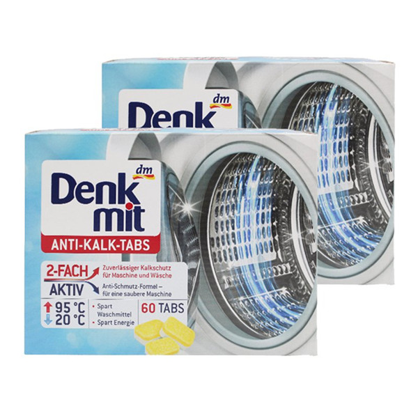 去污除垢！Denk mit洗衣机清洁片清洁泡腾片120小片
