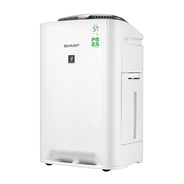 新低好价！Sharp夏普家用智能空气净化器KC-WG605-W