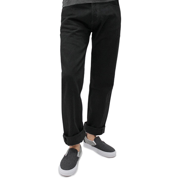 休闲百搭！LEVI'S李维斯男士标准版型水洗牛仔裤00505-02