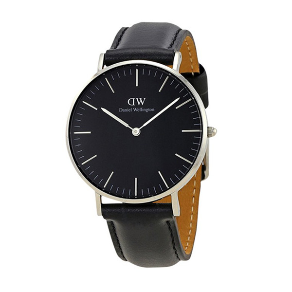 简单百搭！DW Black Sheffield经典石英手表DW00100145