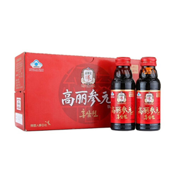 滋补养生！正官庄高丽参元饮品100ml*30瓶