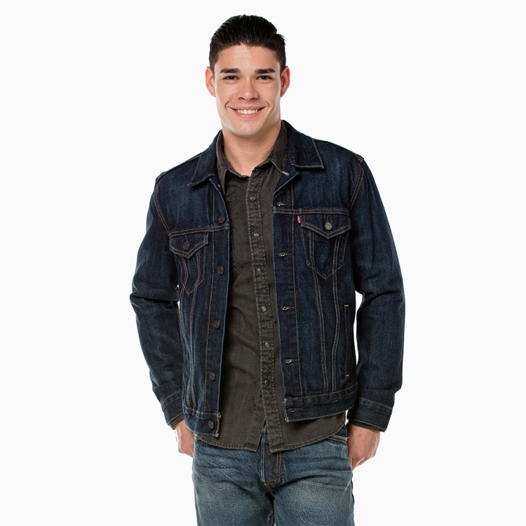 双11好价！Levi's李维斯男士牛仔机车夹克外套72334-0147