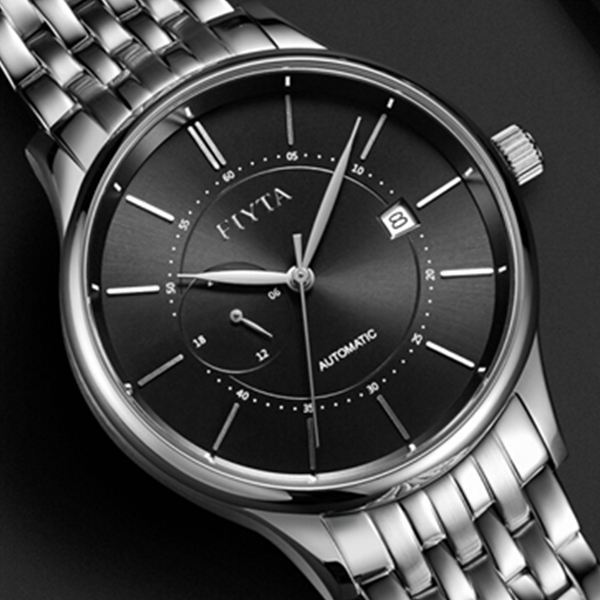 时尚商务！飞亚达琅轩系列全自动机械男表DGA802049.WBW