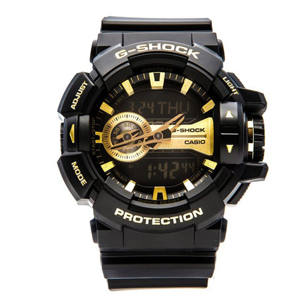 个性时尚！卡西欧G-SHOCK系列男士运动手表GA-400GB-1A9DR