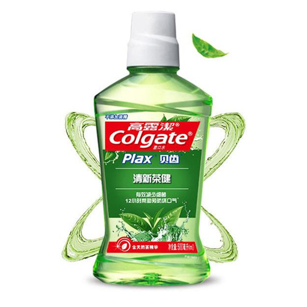 血拼双11！高露洁 贝齿清新茶健漱口水 500ml*4瓶