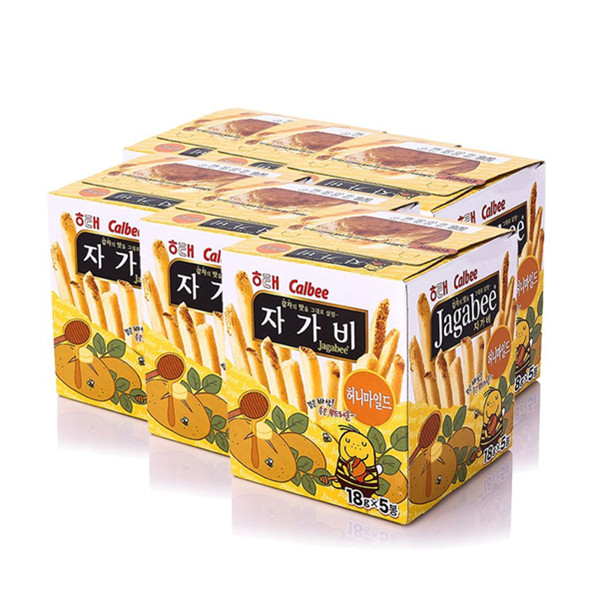 甜蜜香醇！卡乐比HAITAI海太蜂蜜薯条90克6盒装