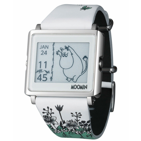 丰富多变！EPSON爱普生电子纸主题手表姆明系列