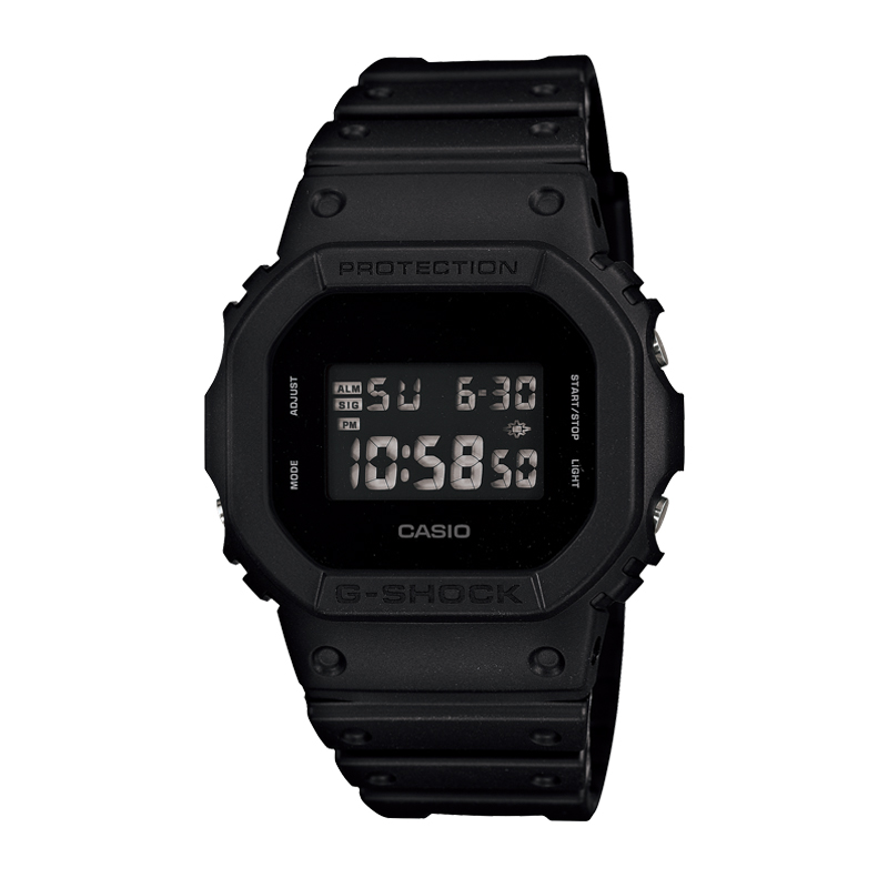 双11好价！卡西欧DW-5600BB-1运动防水男表