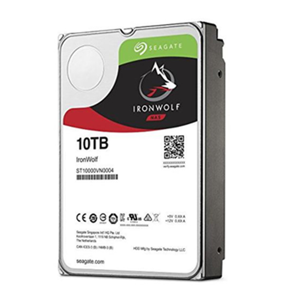 NAS专用！SEAGATE 希捷 酷狼 ST10000VN004 10TB 硬盘