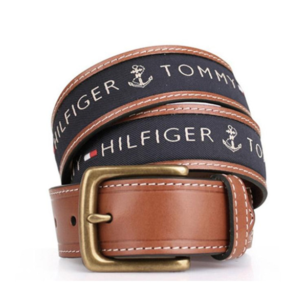 低于海淘！TOMMY HILFIGER 男士皮腰带 11TL02X032