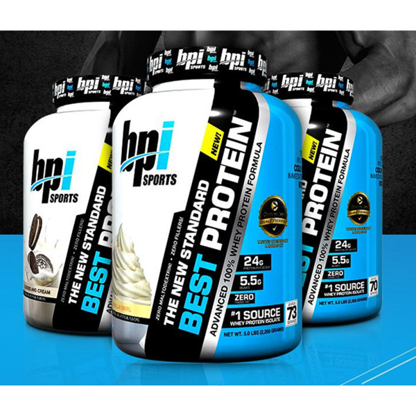 健身健美！BPI BEST Protein 金牌乳清蛋白粉 5磅