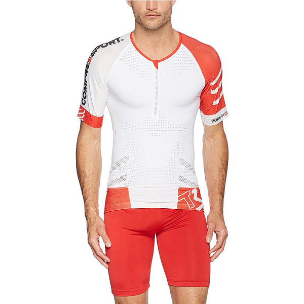 舒适贴身！Compressport  三项压缩短袖 CS-TSTRIV2