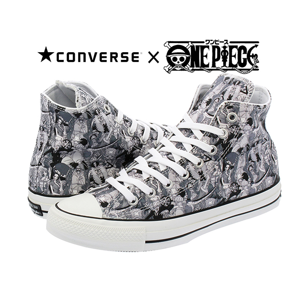 100周年！CONVERSE 匡威 ALL STAR x 海賊王 高幫帆布鞋