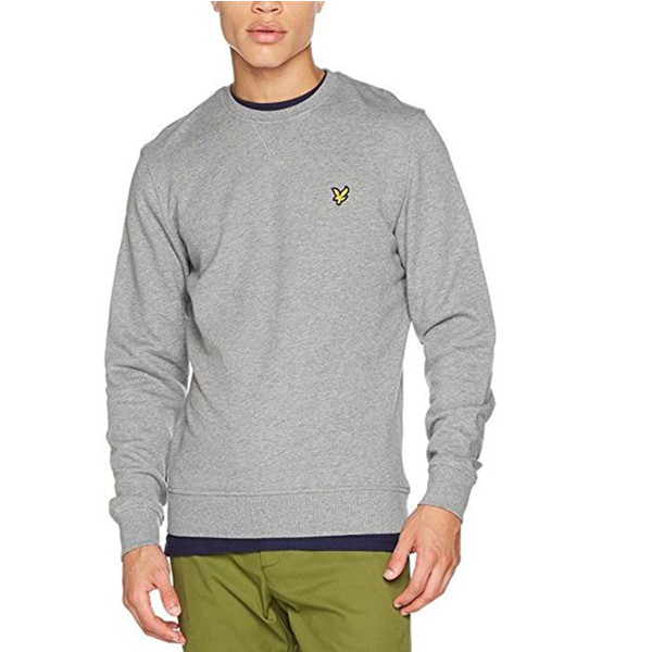 随意又个性！Lyle & Scott 男士纯棉圆领卫衣