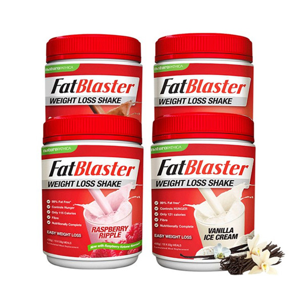 持久饱腹！FatBlaster极塑甩脂奶昔4罐装4口味
