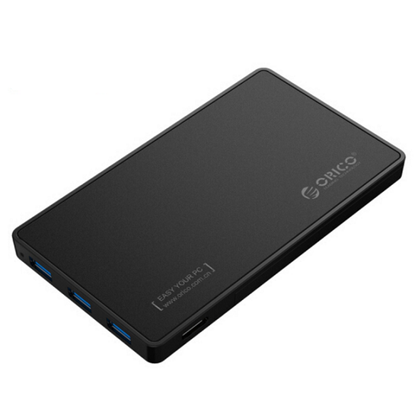 深度集成！奥睿科 2588H3 2.5英寸移动硬盘盒USB3.0分线器