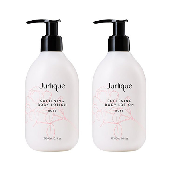 草本成分！Jurlique茱莉蔻玫瑰滋润身体乳300毫升/瓶2瓶装