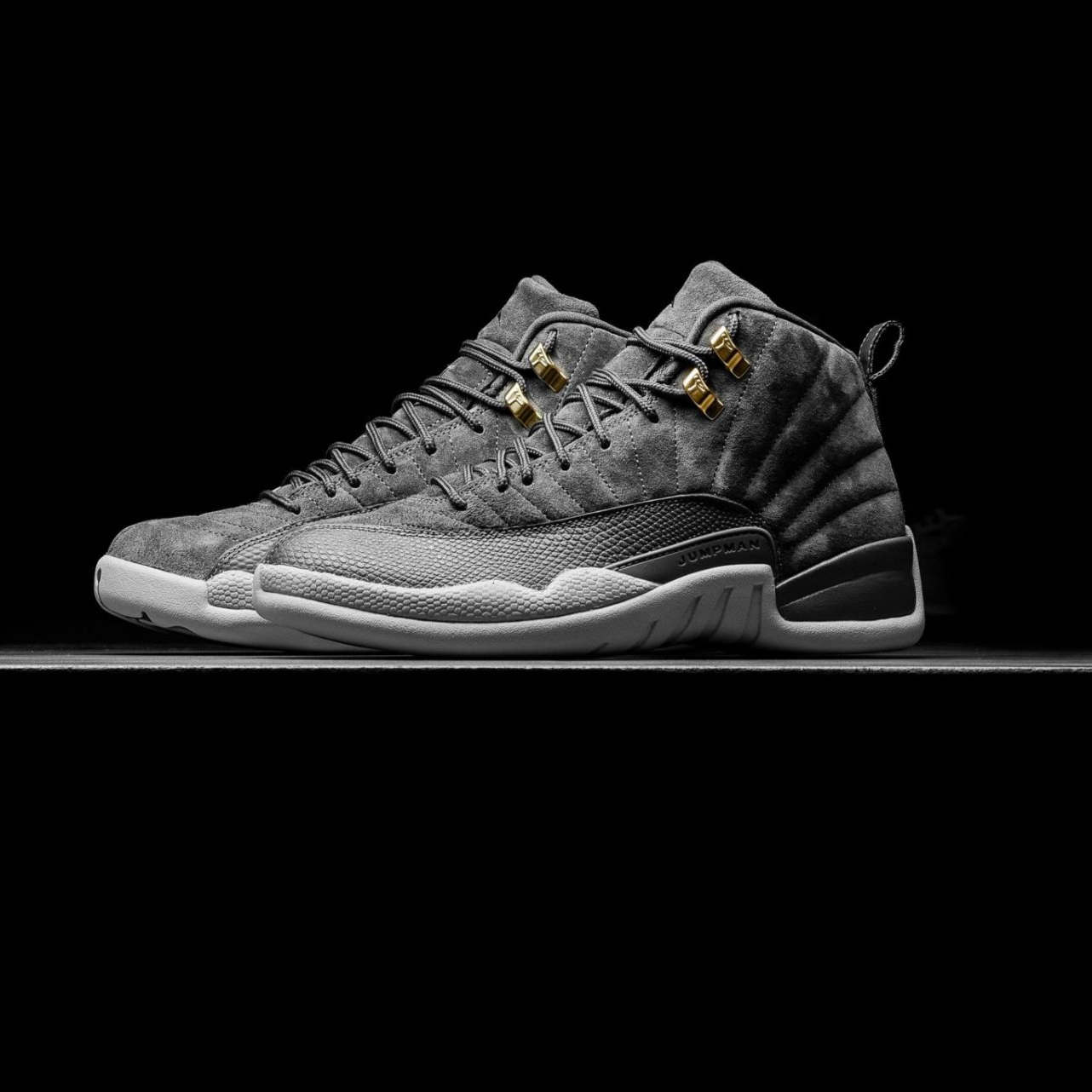 灰金扣！Air Jordan 12 Retro