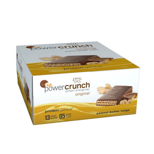 好吃健康！Powercunch 威化蛋白棒 40克*12条/盒