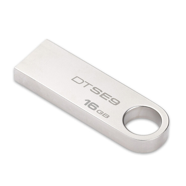 坚固精巧！金士顿 DTSE9 16GB 金属U盘