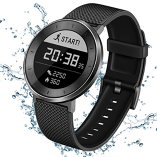 科技潮品！荣耀手表S1深空灰黑色长腕带