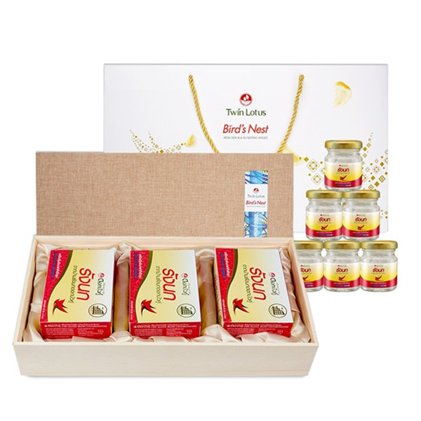 强生健体！TwinLotus双莲即食燕窝木糖醇型礼盒装75ml*18瓶
