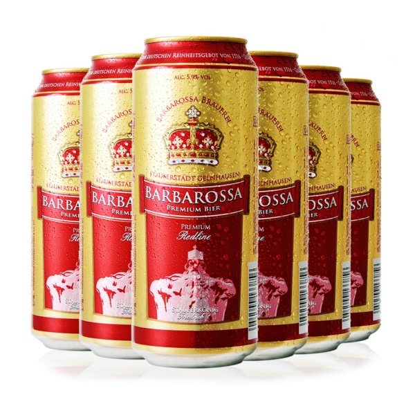 精酿醇香！凯尔特人 红啤酒 500ml*6听