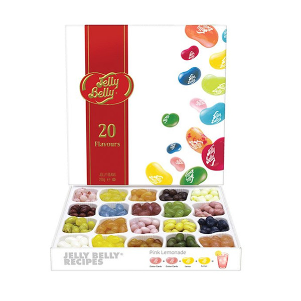 创新口味！Jelly Belly吉力贝20种口味糖果礼盒装250克/盒