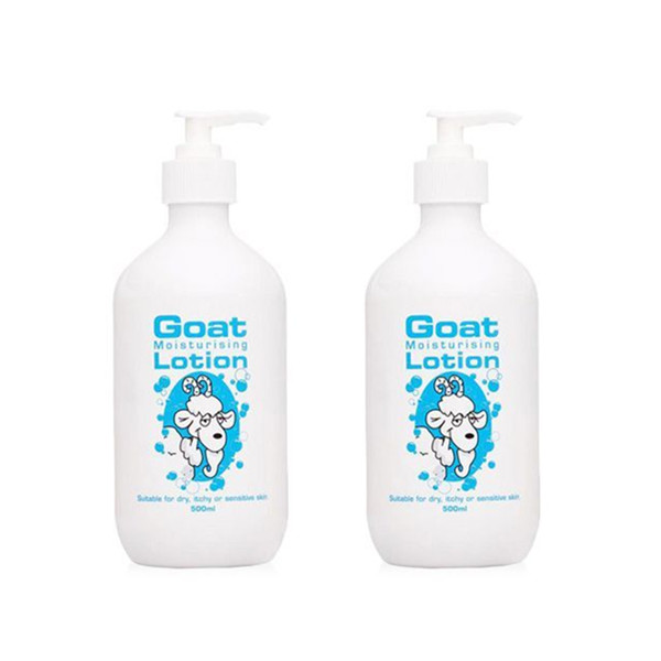 温和滋润！GOAT天然山羊奶润肤乳500毫升2瓶装