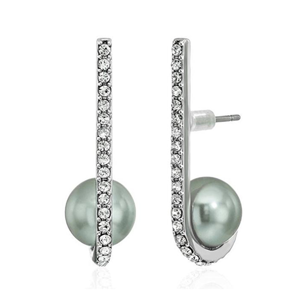 时尚大方！kate spade Pearl Grey Ear 耳环