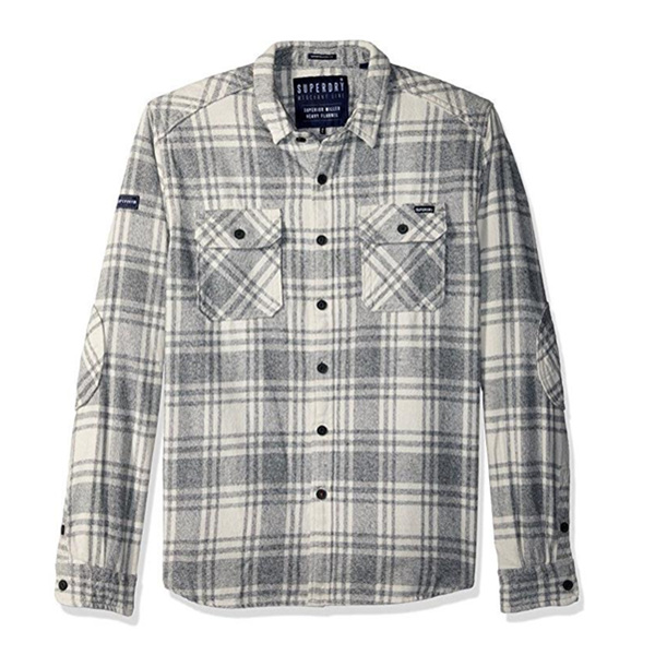 经典百搭！Superdry Flannel 男士法兰绒衬衫