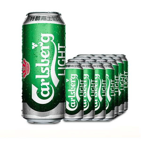 日期新鲜！Carlsberg 特醇嘉士伯 啤酒 500ml*16听