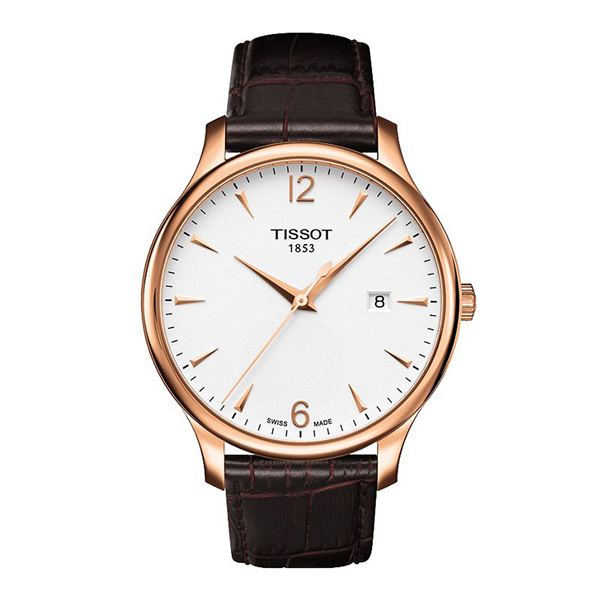 简洁直观！TISSOT 天梭  俊雅系列石英手表 T063