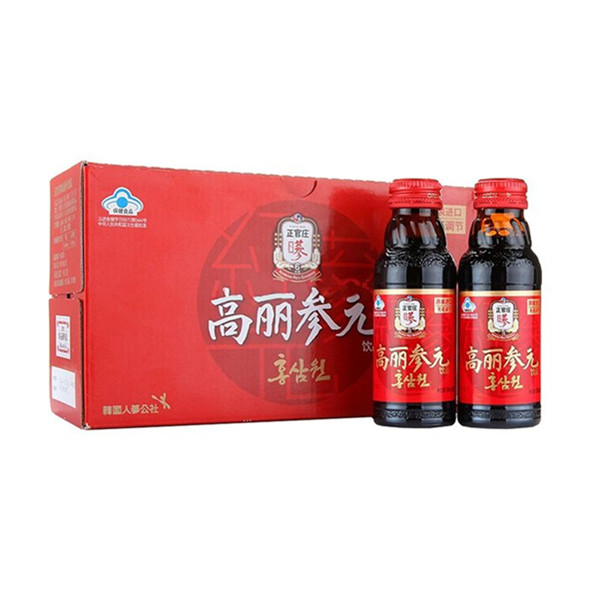 健康饮品！正官庄高丽参元饮品100ml*10瓶