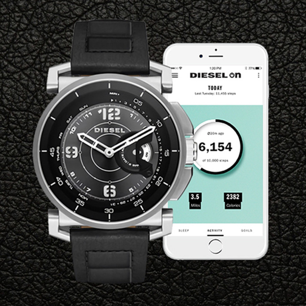 差价巨大！Diesel迪赛DZT1000 On Time 智能男表
